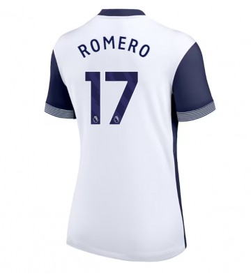 Tottenham Hotspur Cristian Romero #17 Replika Hjemmebanetrøje Dame 2024-25 Kortærmet